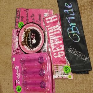 EUC Bachelorrette Party Supply Kit! Mostly new items!